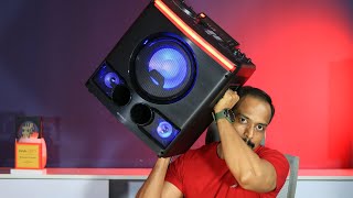 ZEB THRUM DJ SPEAKER 240 Watt Out Put Unboxing Review Malayalam [upl. by Leumel536]