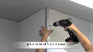 How to Install Metal Drywall Corner Bead [upl. by Aicilak]