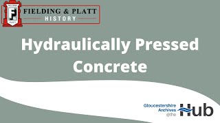 Hydraulically Pressed Concrete [upl. by Itnava]