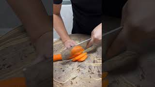 Carrot peeling and cutting skill [upl. by Gardell]