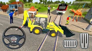 JCB 3DX BACKHOE LOADER AND TRACTOR DRIVING LIVE STREAM [upl. by Strait]