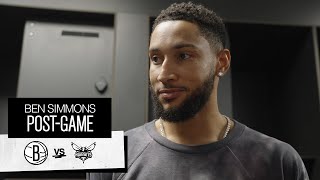 Ben Simmons  PostGame Press Conference  Charlotte Hornets [upl. by Eikcor]