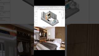 RevitEnscape Bedroom Rendering revit bim enscape [upl. by Arlyn]