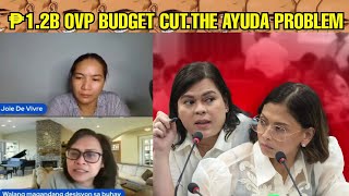 ₱12B BUDGET CUT sa OVP budget ni Sara Duterte  AYUDA PROGRAMS at mga iyakin DDS VLOGGERS [upl. by Llenwad]