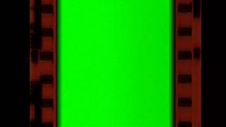 Film Strip Animation Green Screen Old Movie Style Royalty Free Video Effect Footage AA VFX [upl. by Leiram174]