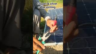 copper Vs silver cable jointing proper cable jointing [upl. by Vanya]