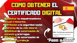 Cómo Obtener el Certificado Digital FNMT  Guía Completa en España [upl. by Ianej927]