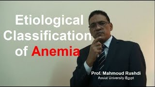 Etiological Classification of Anemia Lecture2021 [upl. by Arlena]