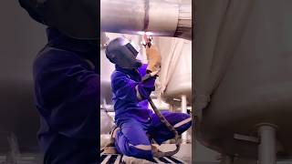 tigwelding welding welder Sanitary pipe Stainless TIG Welding  Autogenous No Filler shorts [upl. by Petrine287]