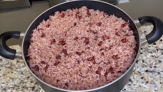 How To Make JAMAICAN RICE AND PEAS [upl. by Olzsal234]