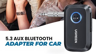 UGREEN 53 Aux Bluetooth Adapter Review Upgrade Your Car Audio [upl. by Nytsuj]