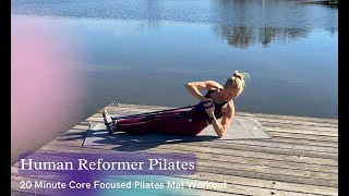 Human Reformer Pilates 20 Minute Core Workout [upl. by Egreog112]