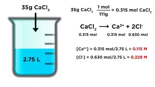 Calculating Ion Concentrations in Solution [upl. by Sillek71]