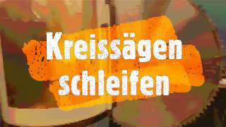 HM Kreissägeblätter nachschleifen  Werkzeugschleifen bei Kock [upl. by Nareht]