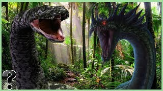 What If A Titanoboa Snake Fought A Basilisk Snake [upl. by Ttirrej]