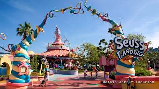 Islands of Adventure  Seuss Landing  HighintheSky Trolley Train Soundtrack [upl. by Ahsela679]