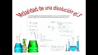 Calcular la molaridad de una disolución ej3 [upl. by Pen]