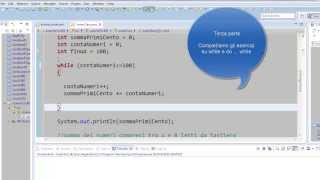 Java  corso base Playlist 1 ITA 6y cicli  while e do  while TERZA PARTE  Esercizi [upl. by Rihat]