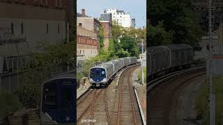 Staten Island Railway R211S 100104 at Tompkinsville Station [upl. by Ahseken]