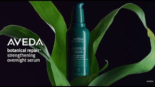 Strengthen Hair While You Sleep With Botanical Repair™ Strengthening Overnight Serum  Aveda [upl. by Attenej]