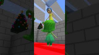 JOY AND DISGUST PLAY A DUO MINECRAFT OBBY TOGETHER PT2 🤢😄💚💙 [upl. by Oryaj]