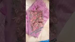 Saree unboxing ❤Happy customer❤manavalansdeboutique latest trendingshorts [upl. by Milena]