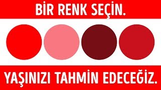 ZİHİNSEL YAŞINIZI ORTAYA ÇIKARACAK BİR RENK TESTİ [upl. by Ahseet20]