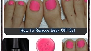 How to Remove Soak Off Gel from Toes [upl. by Airan269]