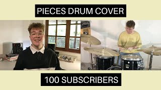 Pieces  Amanda Cook  Drum Cover [upl. by Schluter742]