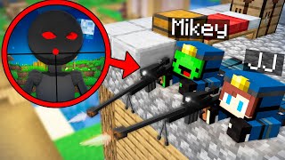 How JJ and Mikey Became Secret FBI and hunted the STICKMANEXE in Minecraft  Maizen [upl. by Faxun]