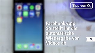 Automatische Wiedergabe von Videos in der FacebookApp abschalten [upl. by Carlo866]