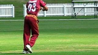 Yannic Cariah bowling Trevon Griffith catching [upl. by Hammerskjold377]