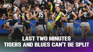 Last Two Minutes  Richmond v Carlton  Round 1 2023 [upl. by Hamimej317]