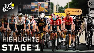 Tour de France 2024 Stage 1  EXTENDED HIGHLIGHTS  6292024  Cycling on NBC Sports [upl. by Ahsil]