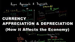 Currency Appreciation amp Depreciation  How it Affects the Economy  Economics [upl. by Rebekah]