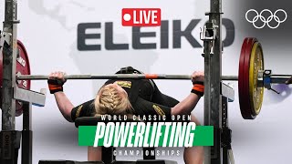 🔴 LIVE Powerlifting World Classic Open Championships  Womens 84kg [upl. by Weiss]