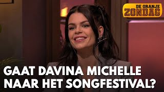 Gaat Davina Michelle Nederland vertegenwoordigen op het Songfestival  DE ORANJEZONDAG [upl. by Claudia]