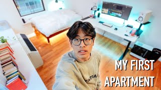 My NYC Apartment Setup  MOVE IN VLOG [upl. by Reagen]