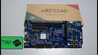 Nordic NRF5340 DK TWII2C MPU6050 example in nRF SDK VS Code [upl. by Chic]