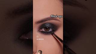 black eyshdowmakeup makeuptutorial eyemakeup tutorial black eyes shorts youtubeshorts shots [upl. by Garbers]