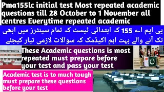 Pma155lc initial test most repeated Academic questionsPma155lc All centres repeated academic [upl. by Sirromad388]