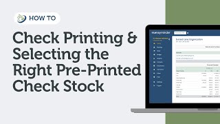 Check Printing amp Selecting the Right Pre Printed Check Stock [upl. by Akemat563]