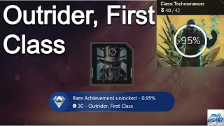 Outriders Outrider First Class achievement guide [upl. by Erle]