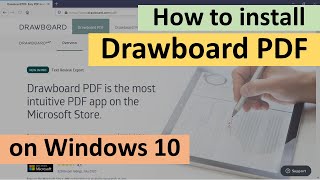 How to install Drawboard PDF on Windows 10 [upl. by Aloibaf]