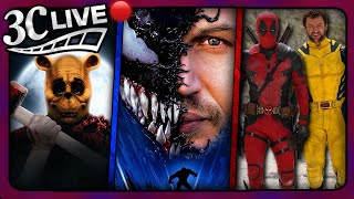 3C Live  Deadpool 3 Trailer Description Venom 3 Set Photo Winnie Pooh Horror Universe Updates [upl. by Yrdnal]