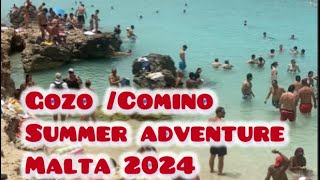 Summer adventure malta  Gożo Comino malta 2024 [upl. by Aihsiek292]