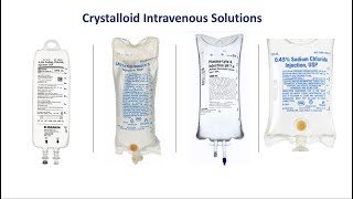 Intravenous Fluids Part 3 Crystalloid Intravenous Solutions [upl. by Fabe]