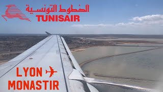 🇫🇷 Lyon ✈︎ Monastir 🇹🇳 TUNISAIR A320 FLIGHT REPORT [upl. by Meeks]