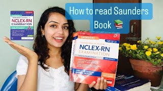 How to read Saunders Book For NCLEX Examinationnclex nclexstudy study [upl. by Elyssa782]