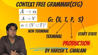 48 What is Context Free GrammarCFG and Construction of CFG from language [upl. by Ewall564]